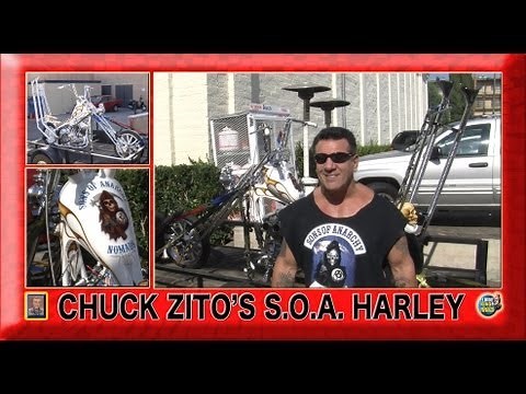 Chuck Zito Shows Off His Sons of Anarchy Harley W101312