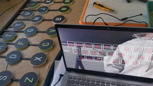 手势识别交互装置（3D打印了个大键盘）