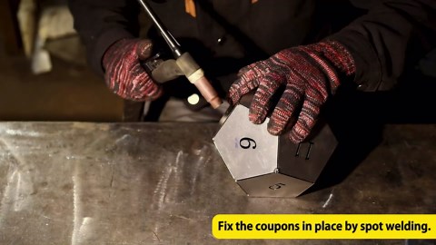 13 PCS Welding Coupons, Made of 17 Gauge Premium Mild Steel, Welding Dice Vases for Beginner 10 Style Premium Welding Practice Kit, Welding Plate Kit for MIG, TIG Stick, Arc, Gas and Brazing