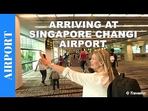 Arriving at Singapore Changi Airport 🇸🇬 Arrival Procedure - Disembarkation, Baggage & Arrivals Area