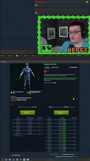 Surgeon Scrubs Sales! #rust #rustskins #rustshorts #rustclips #shorts #gaming #fyp