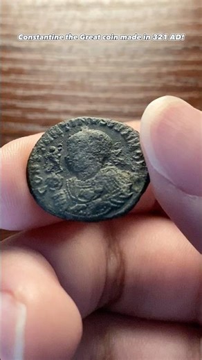 Bronze AE2 Roman coin made in 321 AD?! #ancientcoins