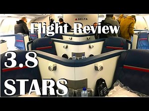 Flight Review AMS-DTW Delta Airlines Business Class A330-300 - 3.8 STARS FLIGHT Amsterdam to Detroit