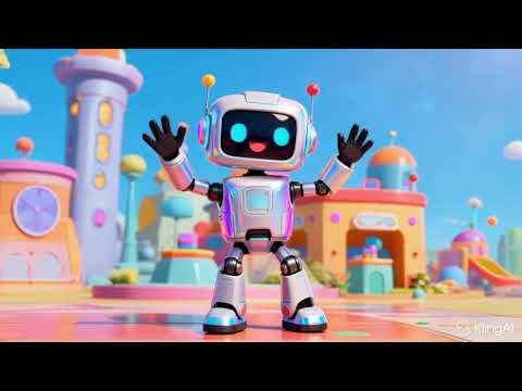 Happy Morning Robot | Fun Dancing Robot for Kids | English Poem & Music