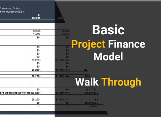 Project Finance Model Walk through