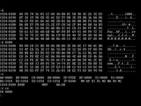 How to create a "REBOOT.COM" file to reboot MS-DOS