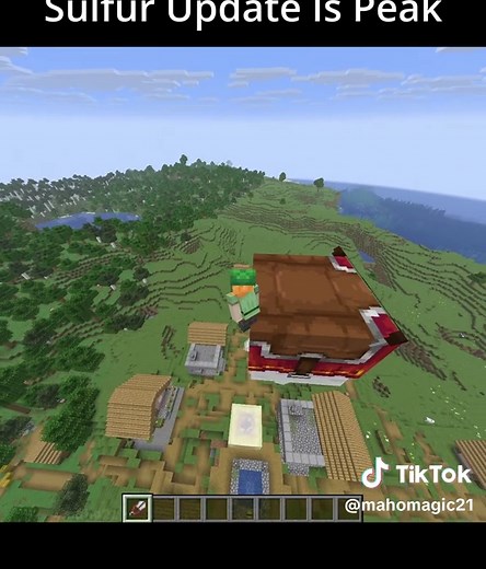 sulfur update is peak 6 #Minecraft #funny #foryou Unluckily, this is a mod... Mod: SulfurCubes