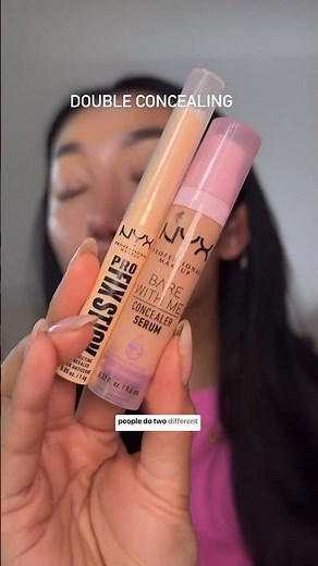 DOUBLE THE CONCEALER WITH NYX
