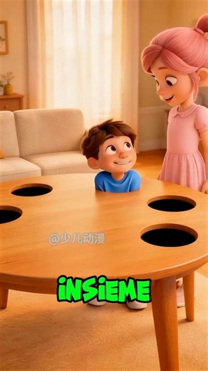 Buchi giganti sul tavolo e il gioco dell’acchiappamela #shortvideo