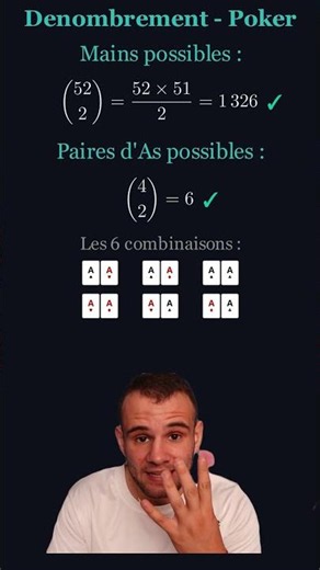 Probabilite : Paire d'As (Tle) | Maths