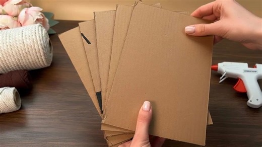 Wow! You will be surprised what I made out of cardboard and macramé rope! DIY basket