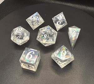 Stained Glass Dice Set - Etsy