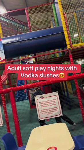 Adult Soft Play Nights with Vodka Slushes 😍