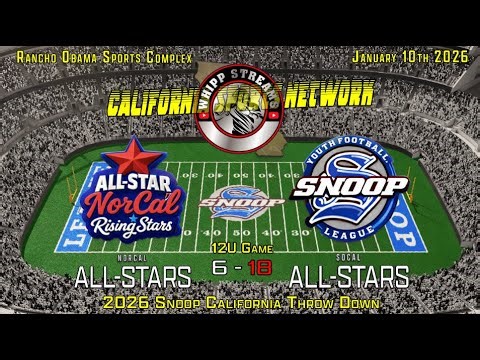 12U - NorCal All-Stars 6 vs SoCal All-Stars 18