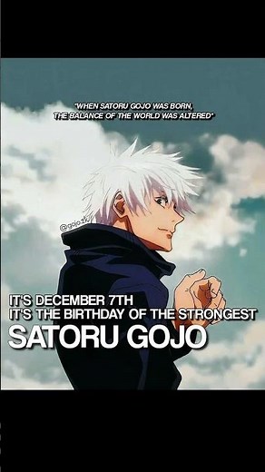 Happy Birthday to Gojo Satoru | Gojo | Jujutsu Kaisen | #gojo #gojosatoru #jujutsukaisen #jjk #fyp