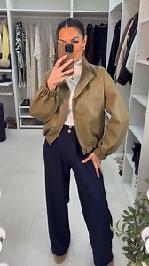 13K views · 60 reactions | NEED IT  the most stunning faux leather look the perfect Spring jacket are we ready SNEAK PEEK shall we get them online today in all colours?! | Bows Boutiques | Facebook