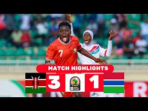 HIGHLIGHTS | KENYA 3-1 GAMBIA |2026 WAFCON QUALIFIER |MR.DEE AFRICA