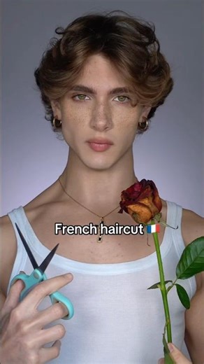French haircut #haircut #hairstyle #shorts