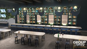 Ice curling and mini golf: See the first look of Greenville's largest 'Pub & Playground'