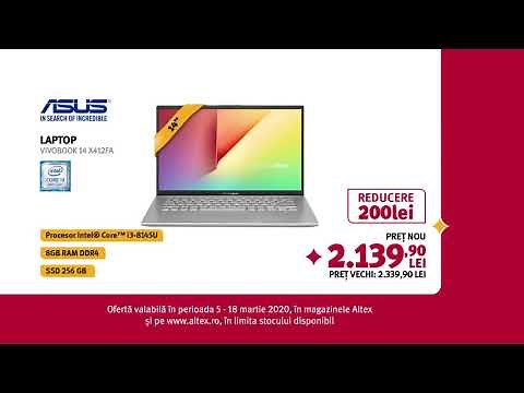 Laptop ASUS VivoBook 14 X412FA-EB025 | Altex.ro