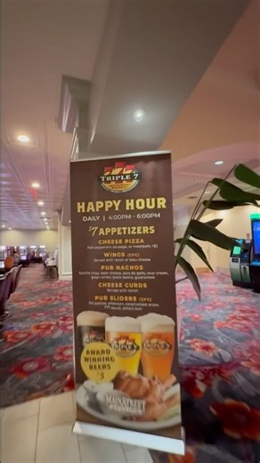 This might be THE best Happy Hour in Downtown Las Vegas! 🍻🔥 777 at Main Street Station!