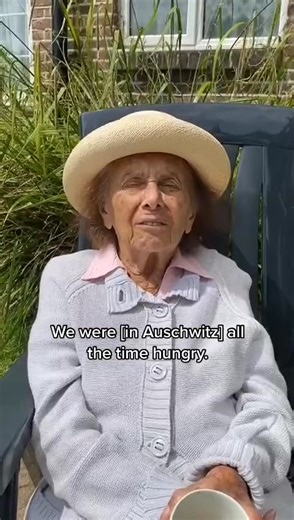 Reply to @meme_accxd We were hungry all the time…people died from hunger. #History #neverforget #jew #hell #concentrationcamp #ask #survivor #learn #u | Lily Ebert