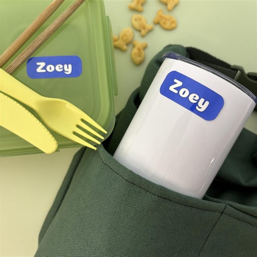 Custom Vinyl Label Sheet - 12 Personalized Labels - Etsy