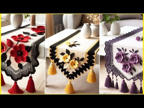 Handmade Crochet Table Runners to Elevate Your Home Style