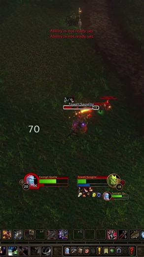WoW Forever Beta level 20 protection warrior wpvp #1 - vs shaman! pressure!👍👍