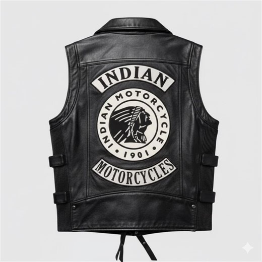 Handmade Leather Motorcycle Vest, Vintage Biker Club Style, Custom Fit - Etsy