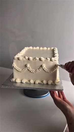 Seashell Cake Decorating Tutorial | Ocean Theme Cake 🌊🐚 #cakedecorating