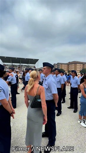 Air Force Graduate's Emotional "Tap Out" Ceremony Goes Viral
