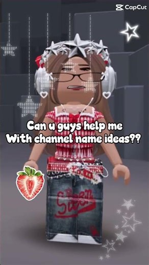 Can y'all help me with channel name ideas?