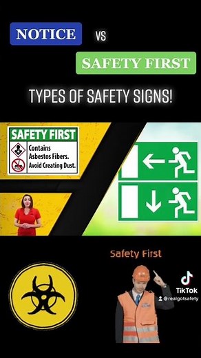 Examples of a few safety signs and what they mean! Clip from our full safety sign lesson.