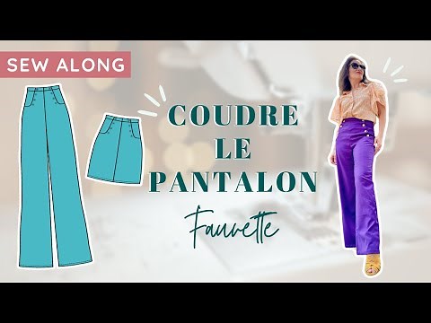 Tuto couture | Coudre un pantalon à pont (short, jupe, salopette)