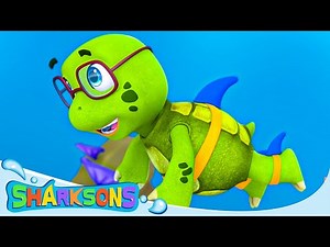 Swim Like A Shark | Videos for Kids | Nursery Rhymes & Kids Songs | The Sharksons