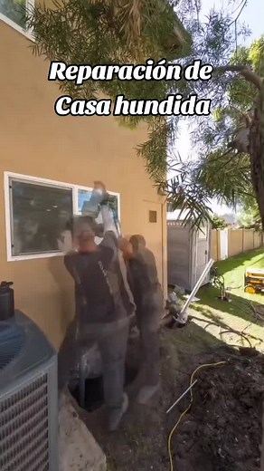 Cómo reparar una casa hundida con pilotes helicoidales