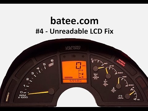 90-96 Corvette #4 - Replacing the LCD