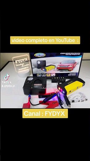 Car Jump Starter, Tire Inflator, and Power Bank #auto #motorcycle #emergency #camping #survival