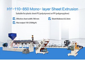 [Hot Item] Three-Roller Plastic Sheet Extruder 300 Kg Rewinding Plastic Sheet Forming Machine