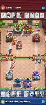 ¡Ganamos con un mazo RARO en 2c2 Clash Royale! Jugada completa