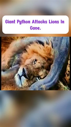 1.5K views | Giant python attacks lions in cave. #wildanimal #animals #anim | Scott Bright | Facebook