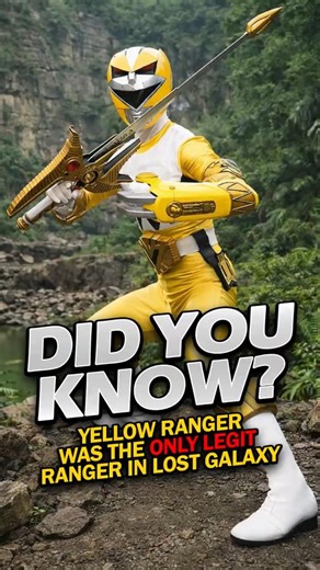 Yellow Ranger was the ONLY LEGIT Ranger in Lost Galaxy #powerrangers