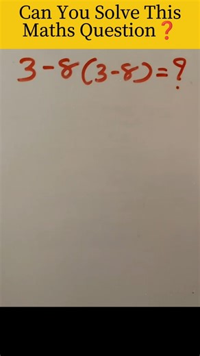 Challenge 15 | Can You Solve This Maths Problem❓