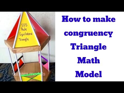 How to make congruency maths model || maths model project ideas || 10th class maths model