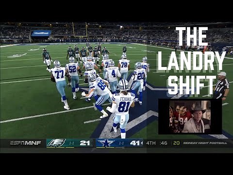 The Landry Shift - Eagles vs Cowboys