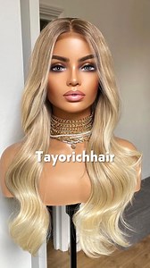 Rooted Honey Blonde Lace Wig: 20 Inch, Heat Safe, Wavy Hair - Etsy