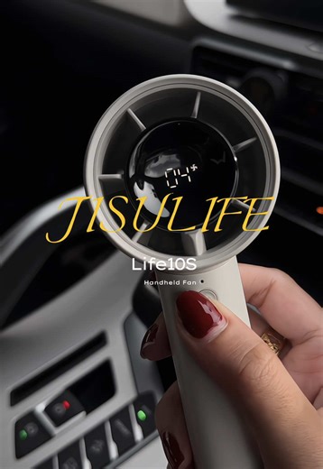 Cute Gray Handheld Fan from Jisulife Unboxing