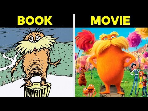 12 BIZARRE Differences Between The Lorax Book and Movie