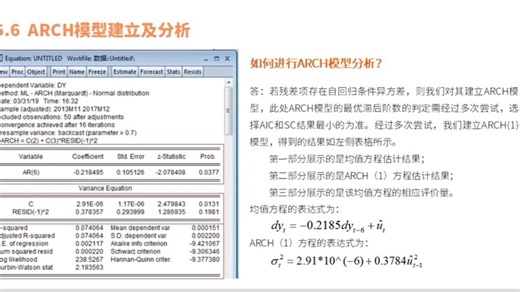 ARCH 检验、ARCH 及 GARCH 模型(中）